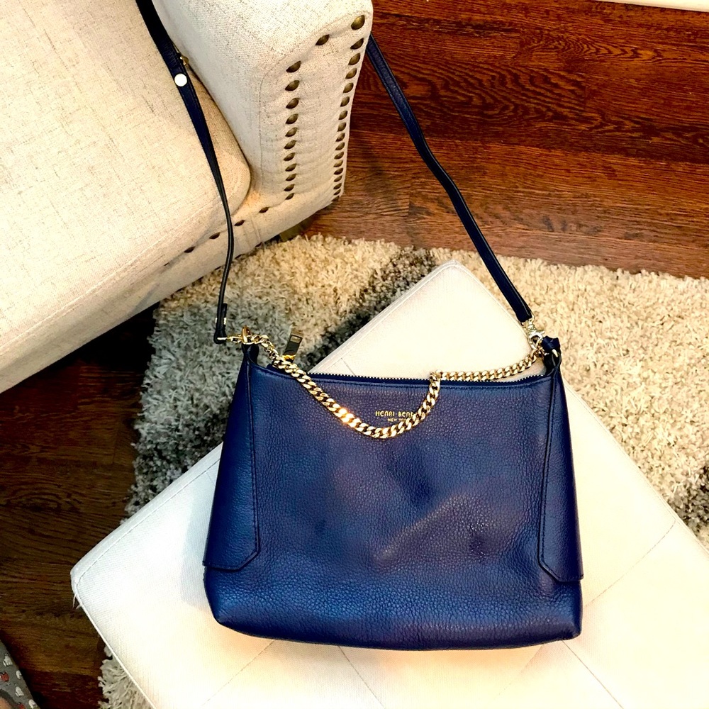 HENRI BENDEL  Leather 'Carlyle' Chain Crossbody